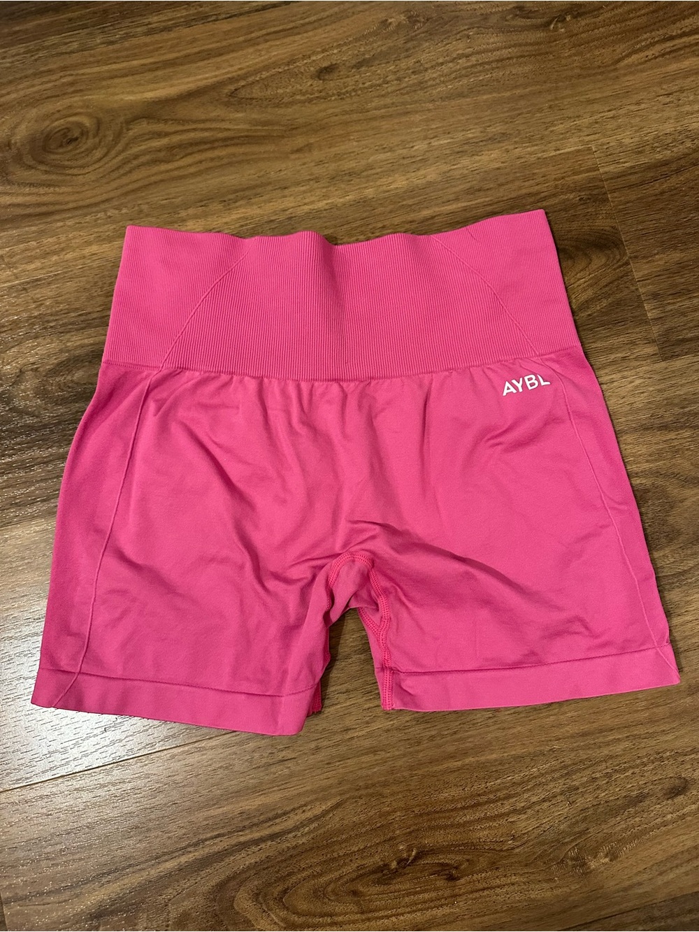 AYBL Hot Pink High-Waist Bike Shorts